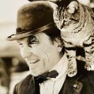 STARS FELL ON HENRIETTA Robert Duval With Cat 8x10 B&W (1 photo) 1995 Lobby Card