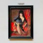 ELVIRA Kneeling By Candlelight Card Paper Moon Horror 1980s Vintage Canada 31