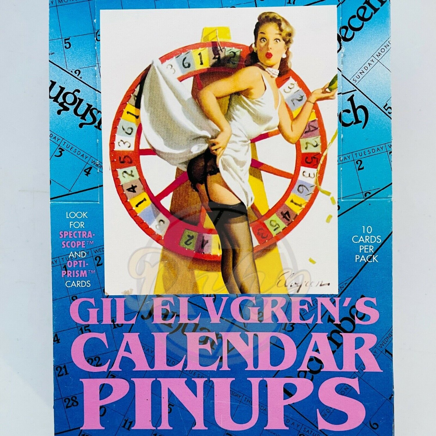 CALENDAR PINUPS Gil Elvgren Empty Box Comic Images USA 1993 BOX ONLY