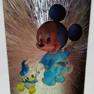 BABY MICKEY MOUSE Disney Foil Postcard No Postmark NOS England Vintage
