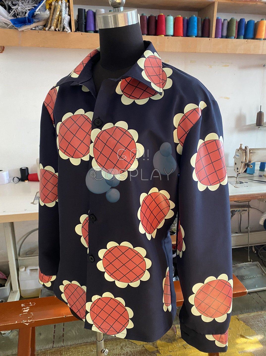 one piece luffy sunflower shirt