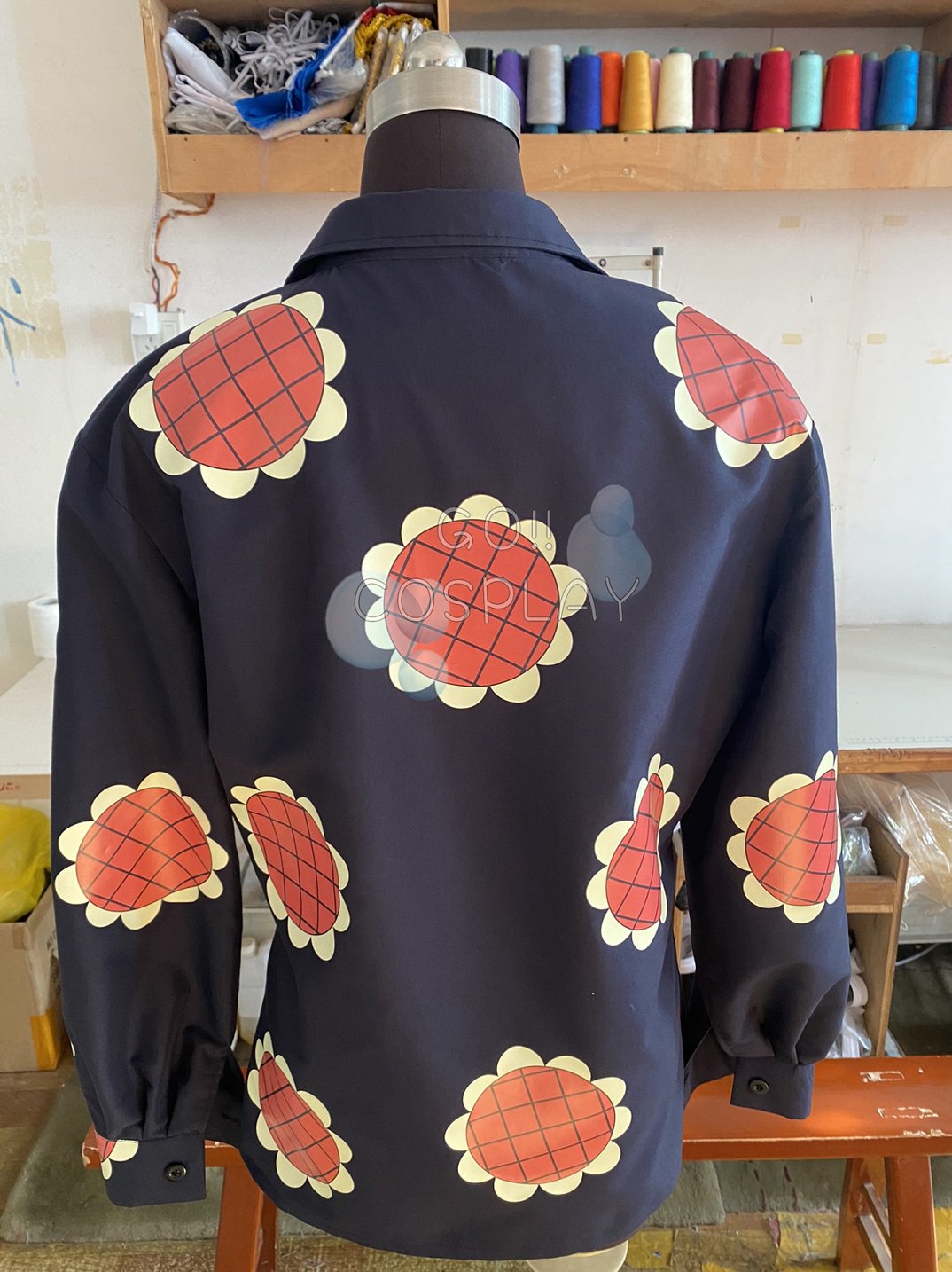 one piece luffy sunflower shirt
