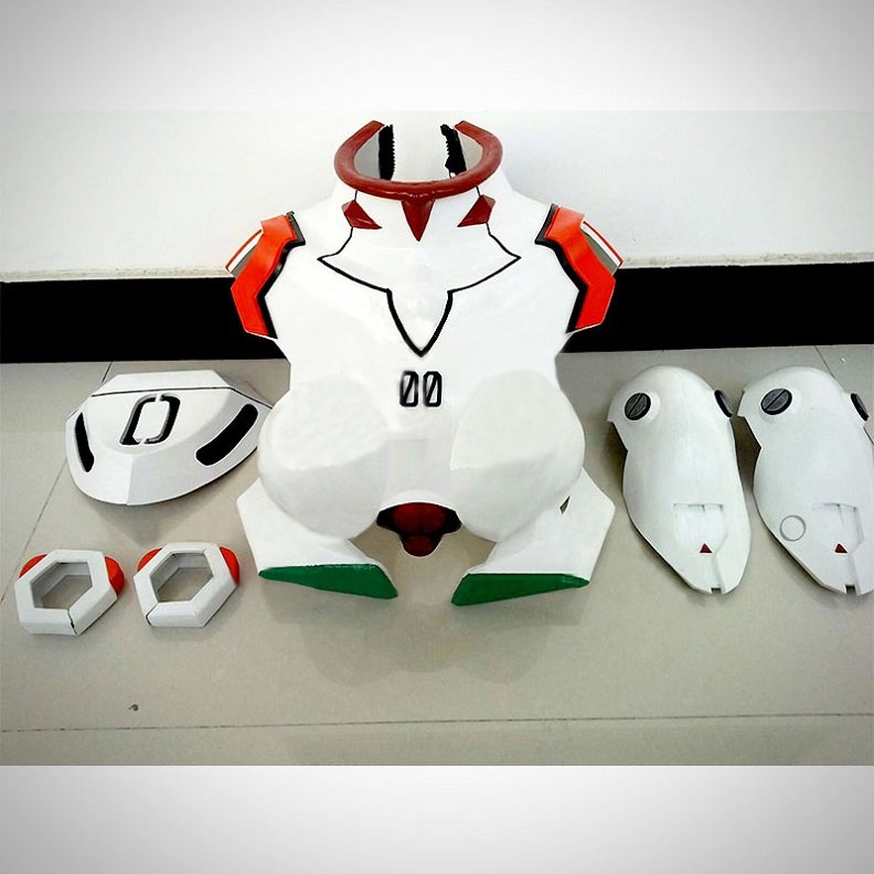 Rei Ayanami Plugsuit 00 Armor EVA Cosplay