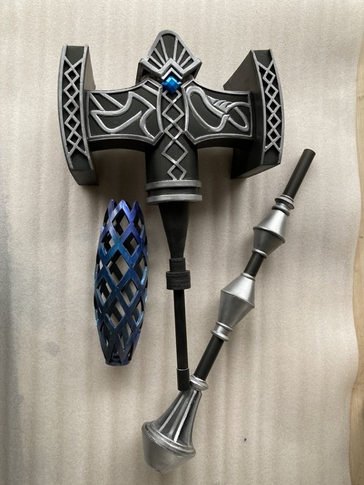 FFXIV Gaia Hammer Replica Cosplay
