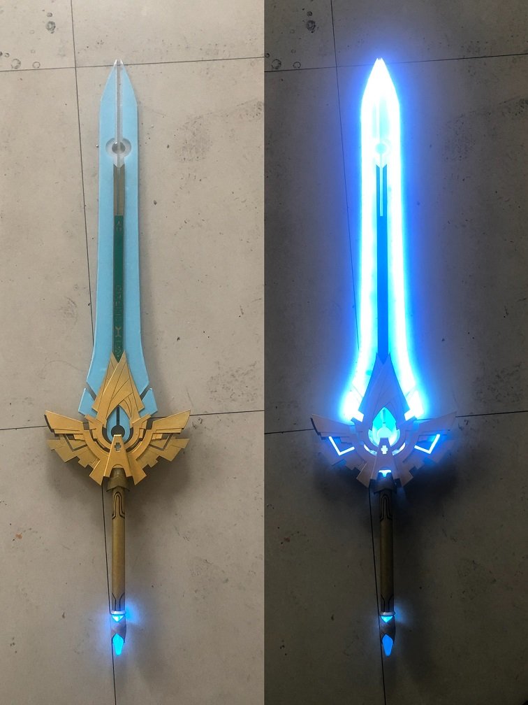 Glowing Skyward Pride Replica Genshin Impact Cosplay