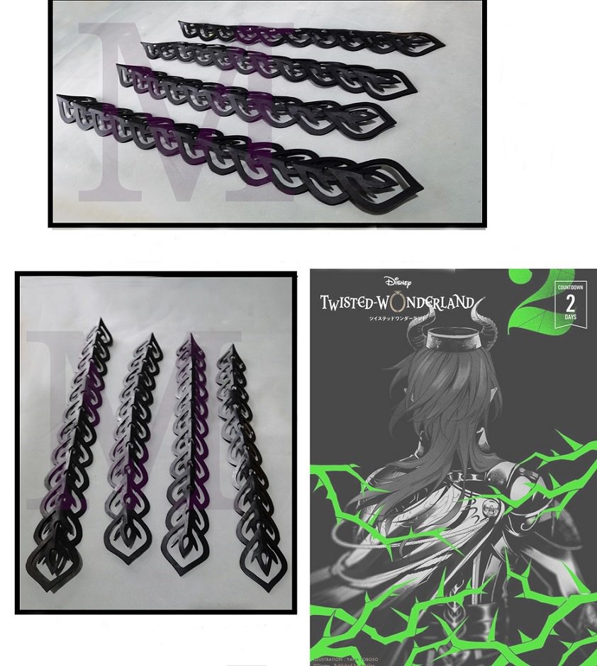 Malleus Twisted Wonderland Cosplay Horns