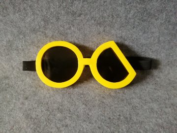 Guzma Glasses from Pokemon for cosplay 3D model 3D printable