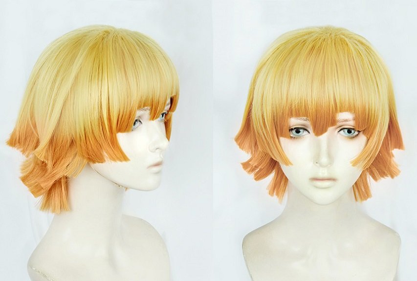 Zenitsu Demon Slayer Cosplay Wig