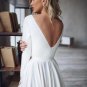 Wedding Dress Long Sleeves High Low Bridal Gowns Backless Elegant Vestido De Noi