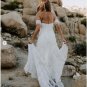Simple Mermaid Lace Boho Wedding Dresses Bridal Gowns