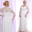 Lace Plus Size Wedding Dresses With Sleeves Bridal Gowns Lace Plus Size Wedding Dresses With Sleeves Bridal Gowns