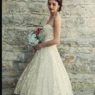 Vintage 1950s Tea Length Wedding Dresses Antique Bridal Gowns