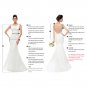 White Sexy Satin And Tulle A Line Wedding Dresses Elegant Square Neck Backless