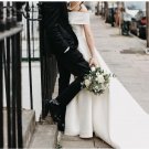 Simple Off the Shoulder Wedding Dresses Bridal Gowns