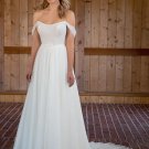 Charming White Tulle Strapless A-Line Wedding Dresses Bridal Pageant Dresses Wedding Attire Dresses