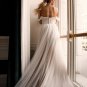 Charming White Tulle Strapless A-Line Wedding Dresses Bridal Pageant Dresses Wedding Attire Dresses
