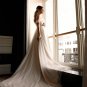Charming White Tulle Strapless A-Line Wedding Dresses Bridal Pageant Dresses Wedding Attire Dresses