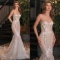 Sexy Mermaid Wedding Dresses With Fine Random Lace New Sweetheart Flower Applique Bridal