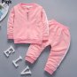Baby Kid Infant Boy Girl Tops+Pants Outfit Tracksuit Sport Coat Clothes Set Suit