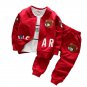 3PCS Baby Kid Toddler Boy Girl Cartoon Bear Jacket Tops Pants Outfit Clothes Set