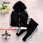 Baby Kid Toddler Boys Hooded Tops+Pants Outfits Tracksuit Sport Coat Clothes Set