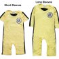 Baby Kids Toddler Bruce Lee Kung Fu Bodysuit Jumpsuit Romper Fancy Dress Costume