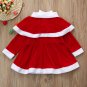 Christmas Baby Kid Toddler Boy Girl Santa Claus Xmas Outfits Costume Clothes Set