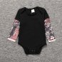 Baby Newborn Kid Boy Tattoo Printed Long Sleeve Romper Jumpsuit Bodysuit Clothes