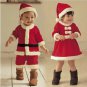Christmas Baby Kid Toddler Boy Girl Santa Claus Dress Outfit Costume Clothes Set