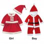 Christmas Baby Kid Toddler Boy Girl Santa Claus Dress Outfit Costume Clothes Set