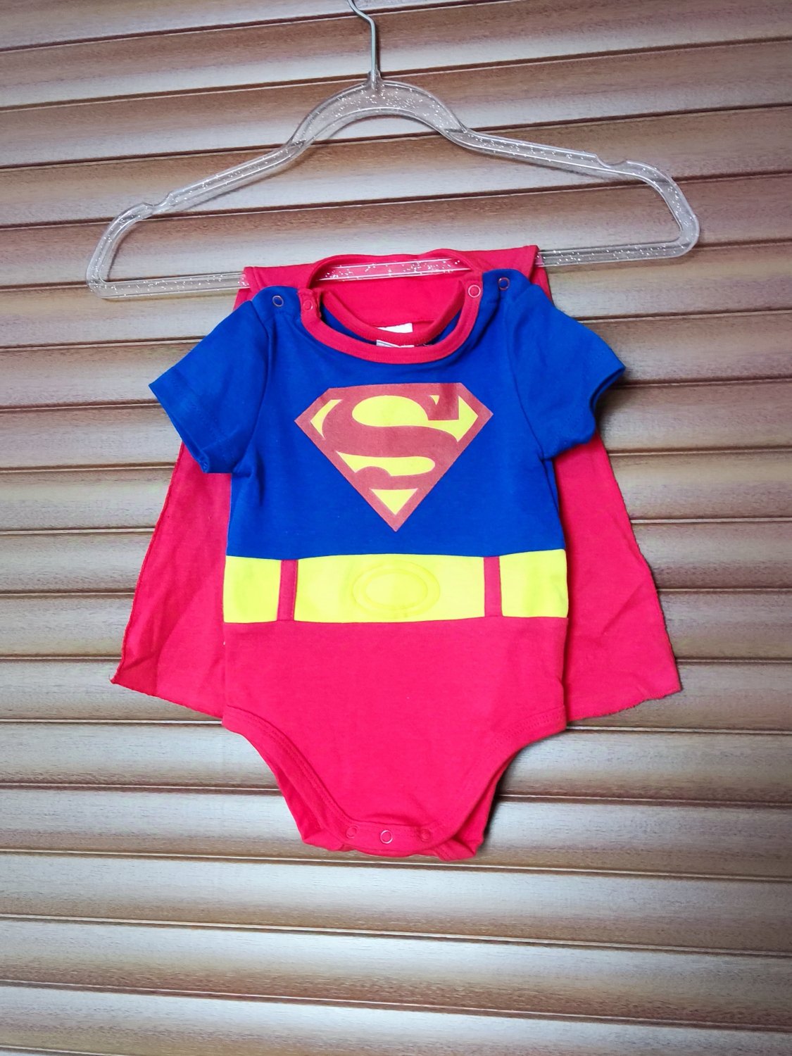 Superman Cartoon Shortsleeves Romper Onesise for Girls Kid Children