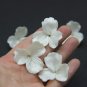 Pearl flower beads clay 1"(2,5cm), 1.4"(3,5cm) &ETH;�eads for jewelry making, Flowers making hair pins