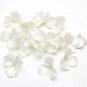 Pearl flower beads clay 1"(2,5cm), 1.4"(3,5cm) &ETH;�eads for jewelry making, Flowers making hair pins