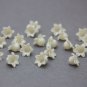 Lily of the valley beads, White Flower Beads polymer clay  0,36"-0,4" ( 9-10mm) Flowers Supplies