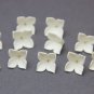 White Pearl Flowers Beads Large 0,6" ( 1,5 cm), Supplies Beads Flowers