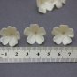 Large Pearl Flowers Beads Five Petals 0,8" ( 2 cm) Craft Flower Beads, Floral beads making jewelry