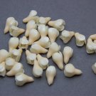 Pearl / Beige Buds Flower Beads 0.4"- 0,48" (10-12mm), Polymer Clay Flower Pearl / Beige Buds Flower Beads 0.4"- 0,48" (10-12mm), Polymer Clay Flower