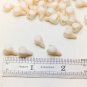 Pearl / Beige Buds Flower Beads 0.4"- 0,48" (10-12mm), Polymer Clay Flower