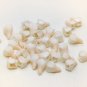 Pearl / Beige Buds Flower Beads 0.4"- 0,48" (10-12mm), Polymer Clay Flower