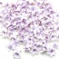 Floral beads Purple inside the flower, white outside the petals 0,48"-0,56"(12-14mm)