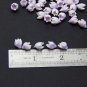 Lilac / White buds flowers, Handmade flower beads polymer clay for jewelry 0.4"- 0,48" (10-12mm)