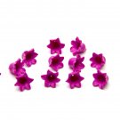 Small Pink Lucite flower beads polymer clay 0,36"-0,4" ( 9-10mm), Pink  floral beads for jewelry