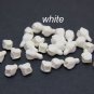 White flowers buds beads, Pearl flowers buds beads making jewelry