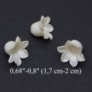 Pearl Lily of the valley Beads, Floral Beads Polymer Clay 0,68"-0,8" ( 1.7-2cm)