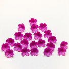 Pink flowers beads polymer clay flower 9-10mm, handmade flower beads Pink flowers beads polymer clay flower 9-10mm, handmade flower beads