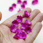 Pink flowers beads polymer clay flower  9-10mm, handmade flower beads