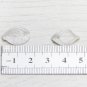 Small leaves beads polymer clay( 10 pcs), Pearl effect leaves beads, White leaves beads