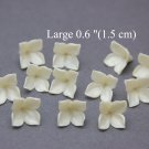 Pearl flowers Beads, Large FLOWERS! 0,6" ( 1,5 cm), Supplies beads Flowers for crafts