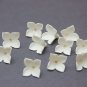 White Large FLOWERS! 0,6" ( 1,5 cm), Supplies beads Flowers for crafts