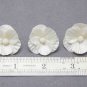 Pearl Flower for jewelry making (Set 3 pcs), Polymer Clay Flower Beads 3 cm